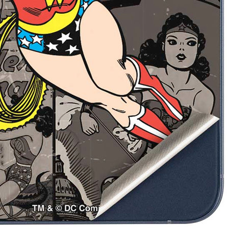 DC Comics Wonder Woman Vintage pose pattern Galaxy A35 5G Skin