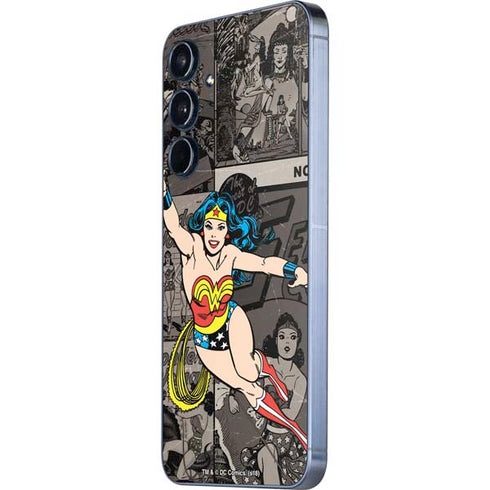 DC Comics Wonder Woman Vintage pose pattern Galaxy A36 5G Skin