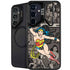 DC Comics Wonder Woman Vintage pose pattern Galaxy S25 Kickstand Case