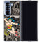 DC Comics Wonder Woman Vintage pose pattern Galaxy Z Fold6 Clear Case