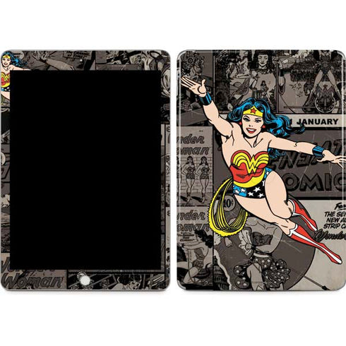 DC Comics Wonder Woman Vintage pose pattern Apple iPad Skin