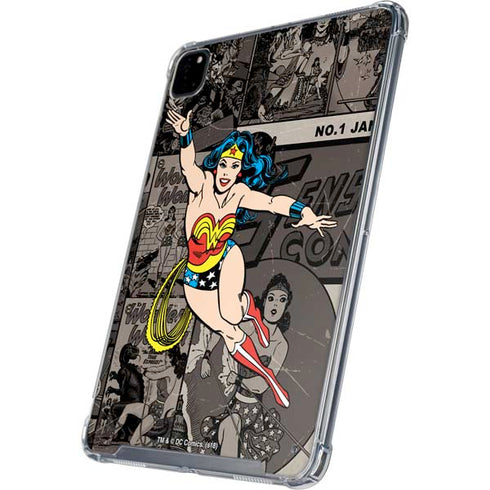 DC Comics Wonder Woman Vintage pose pattern iPad Cases
