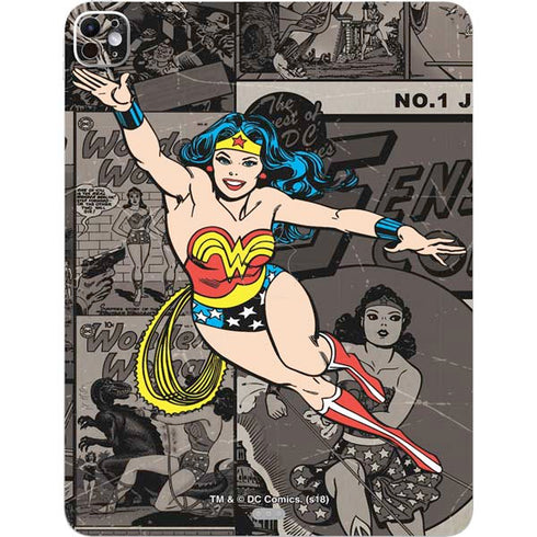 DC Comics Wonder Woman Vintage pose pattern iPad Pro 13in M4 (2024) Skin