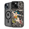 DC Comics Wonder Woman Vintage pose pattern iPhone 14 Kickstand Case