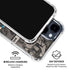 DC Comics Wonder Woman Vintage pose pattern iPhone 15 Clear Case