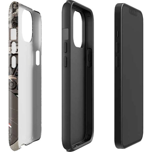 DC Comics Wonder Woman Vintage pose pattern iPhone 15 Impact Case