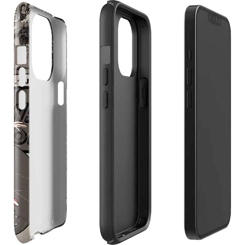 DC Comics Wonder Woman Vintage pose pattern iPhone 15 Pro Impact Case