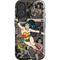 DC Comics Wonder Woman Vintage pose pattern iPhone 16 Plus Impact Case