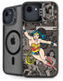 DC Comics Wonder Woman Vintage pose pattern iPhone 16e Kickstand Case