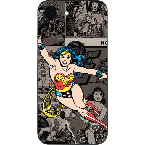 DC Comics Wonder Woman Vintage pose pattern iPhone 16e Skin