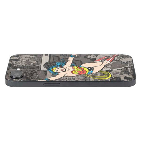 DC Comics Wonder Woman Vintage pose pattern iPhone 16e Skin