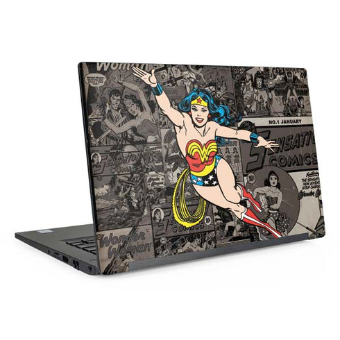 DC Comics Wonder Woman Vintage pose pattern Dell Latitude Skin