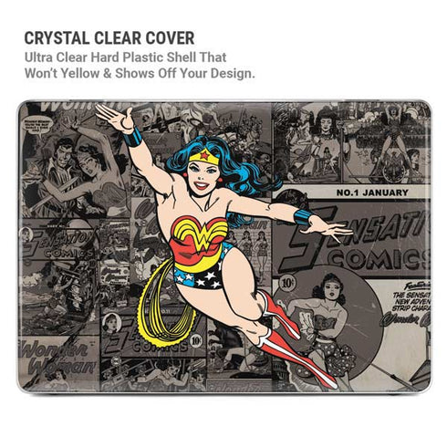 DC Comics Wonder Woman Vintage pose pattern MacBook Pro 14in (2021-24) Case plus Skin