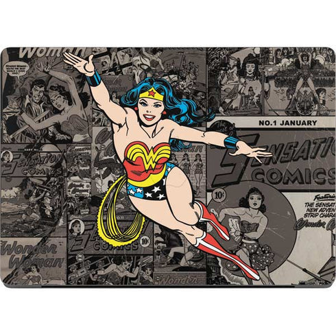 DC Comics Wonder Woman Vintage pose pattern Apple MacBook Pro 14-inch Skin