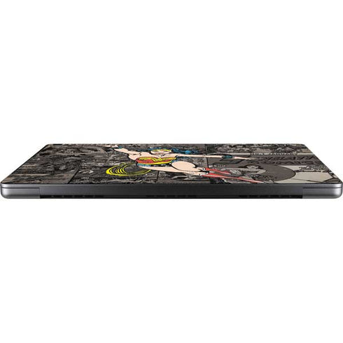 DC Comics Wonder Woman Vintage pose pattern Apple MacBook Pro 14-inch Skin