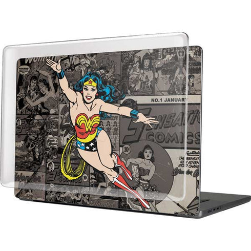 DC Comics Wonder Woman Vintage pose pattern MacBook Cases
