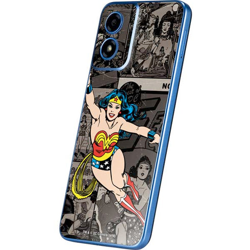 DC Comics Wonder Woman Vintage pose pattern Moto G Play 4G (2024) Skin