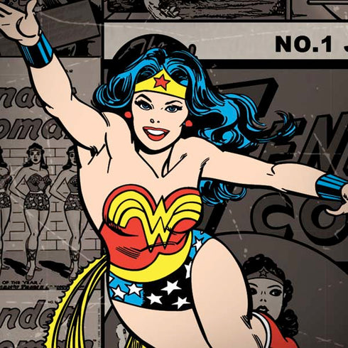 DC Comics Wonder Woman Vintage pose pattern Moto G6 Skin