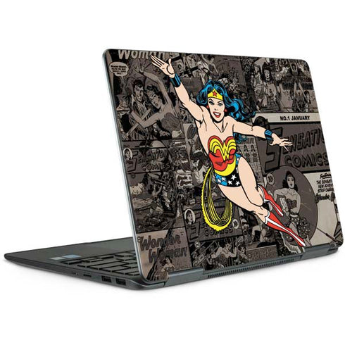DC Comics Wonder Woman Vintage pose pattern Notebook 9 Pro 13in (2017) Skin