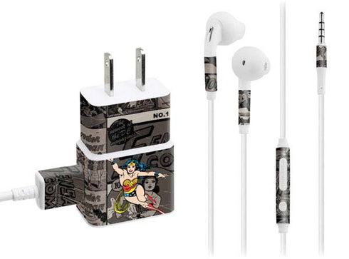 DC Comics Wonder Woman Vintage pose pattern Phone Charger Skin