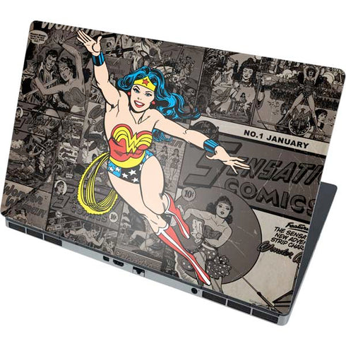 DC Comics Wonder Woman Vintage pose pattern Dell Precision Skin