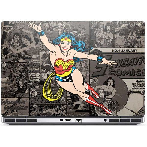DC Comics Wonder Woman Vintage pose pattern Dell Precision Skin