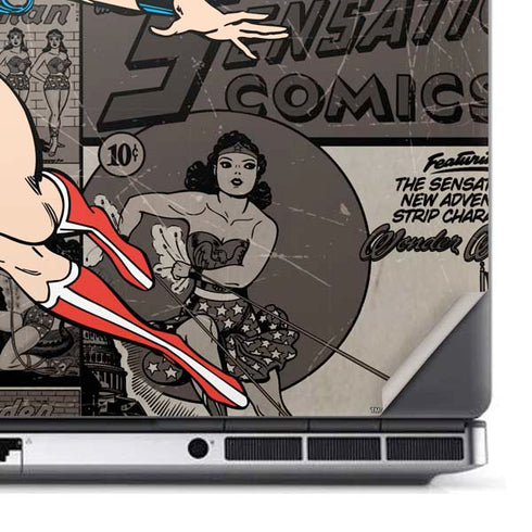 DC Comics Wonder Woman Vintage pose pattern Dell Precision Skin