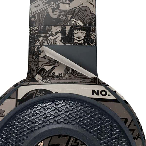 DC Comics Wonder Woman Vintage pose pattern Razer Kraken X Skin