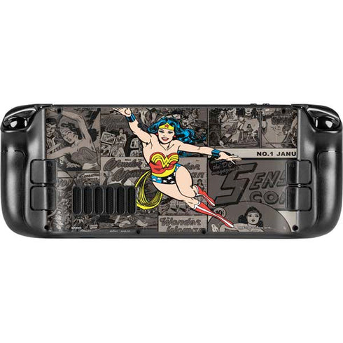 DC Comics Wonder Woman Vintage pose pattern Steam Deck Handheld Gaming Computer Skin