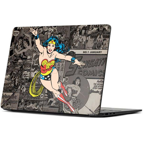 DC Comics Wonder Woman Vintage pose pattern Surface Laptop 7 15in Skin