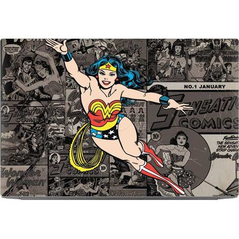 DC Comics Wonder Woman Vintage pose pattern Dell XPS Skin