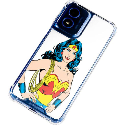 DC Comics Wonder Woman Moto G 5G (2024) Clear Case