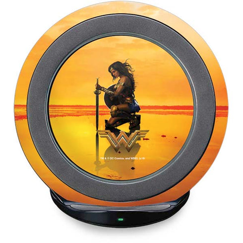 DC Comics Wonder Woman Character Movie Poster Fast Charge Wireless Charging Stand Skin