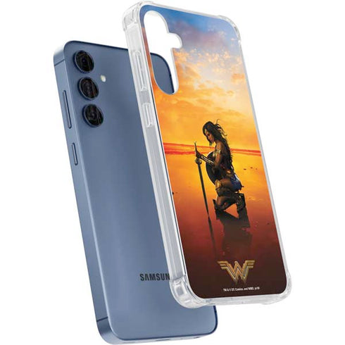 DC Comics Wonder Woman Character Movie Poster Galaxy A35 5G Clear Case