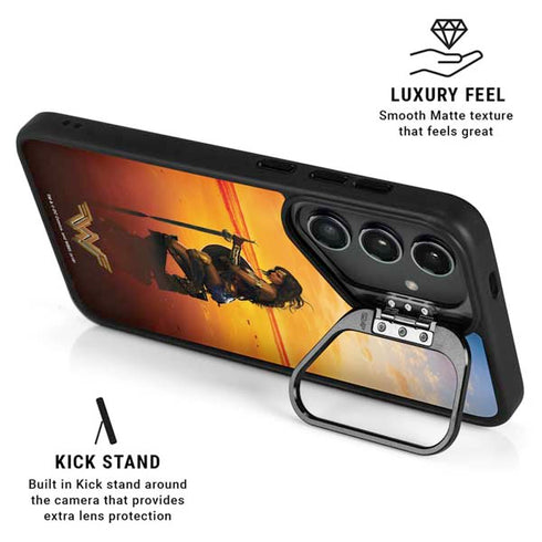 DC Comics Wonder Woman Character Movie Poster Galaxy S25 Ultra Kickstand Case