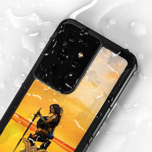DC Comics Wonder Woman Character Movie Poster Galaxy S24 Ultra Waterproof Case