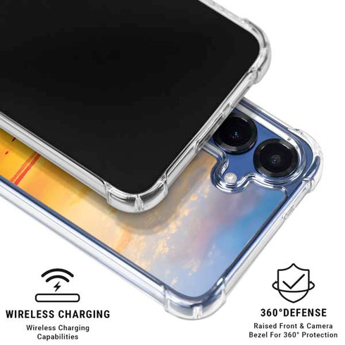 DC Comics Wonder Woman Character Movie Poster Galaxy S25 Clear Case