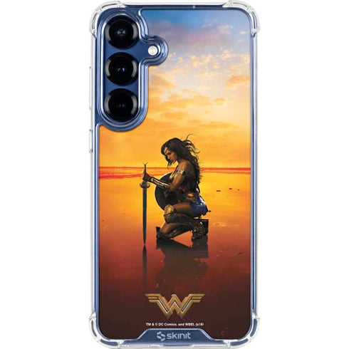 DC Comics Wonder Woman Character Movie Poster Galaxy S25 Plus Clear Case