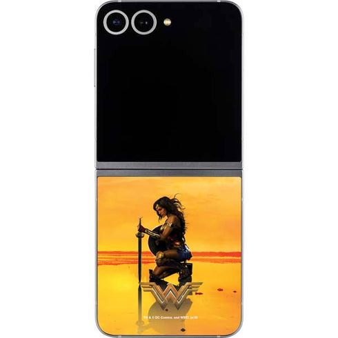DC Comics Wonder Woman Character Movie Poster Galaxy Z Flip6 Skin