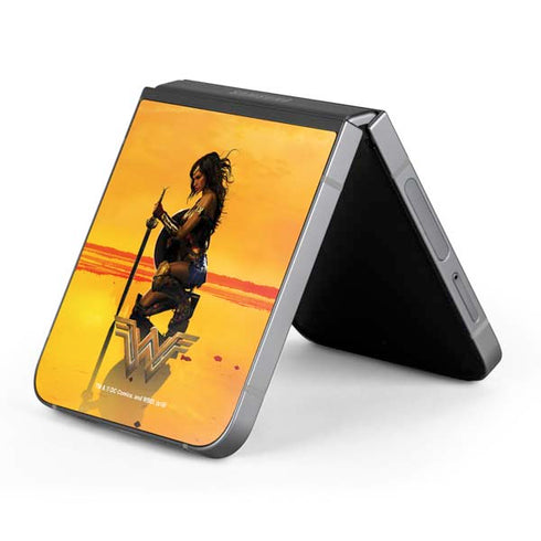 DC Comics Wonder Woman Character Movie Poster Galaxy Z Flip6 Skin