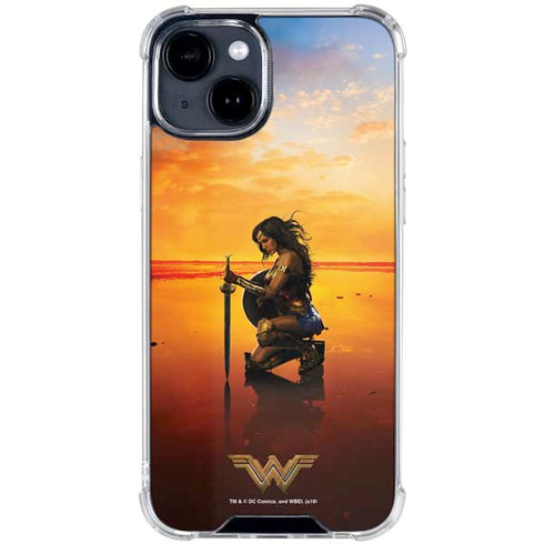 DC Comics Wonder Woman Character Movie Poster iPhone 15 Clear Case