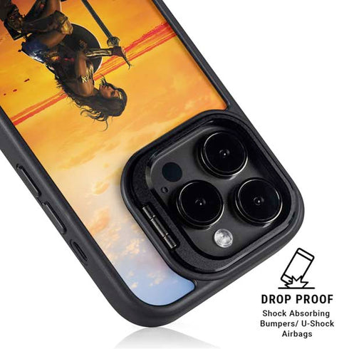 DC Comics Wonder Woman Character Movie Poster iPhone 15 Pro Max Kickstand Case