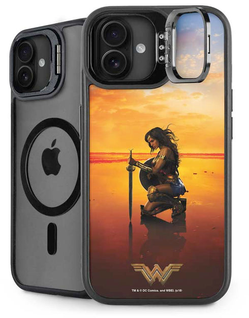DC Comics Wonder Woman Character Movie Poster iPhone 16 Kickstand Case