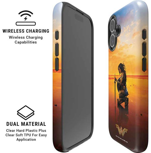 DC Comics Wonder Woman Character Movie Poster iPhone 16 Magsafe Impact Case