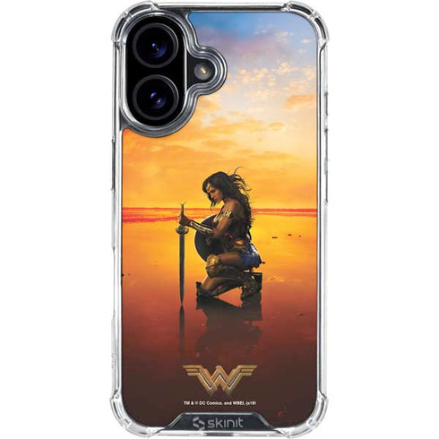 DC Comics Wonder Woman Character Movie Poster iPhone 16 Plus Clear Case
