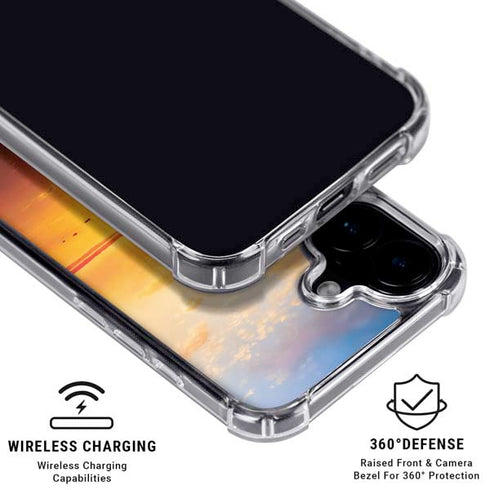 DC Comics Wonder Woman Character Movie Poster iPhone 16 Plus Clear Case