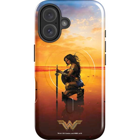 DC Comics Wonder Woman Character Movie Poster iPhone 16 Plus Magsafe Impact Case