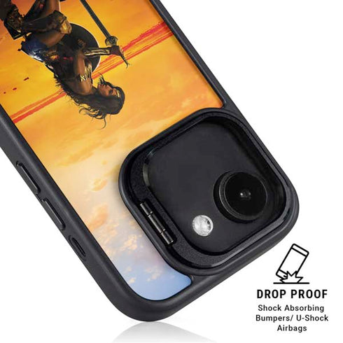 DC Comics Wonder Woman Character Movie Poster iPhone 16e Kickstand Case