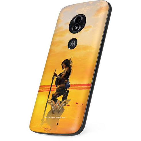 DC Comics Wonder Woman Character Movie Poster Moto E5 Play Skin