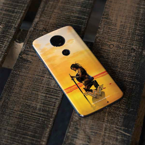 DC Comics Wonder Woman Character Movie Poster Moto E5 Plus Skin
